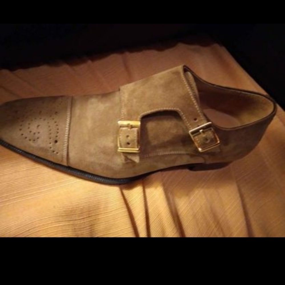 Paul Frederick Monk strap dress shoes